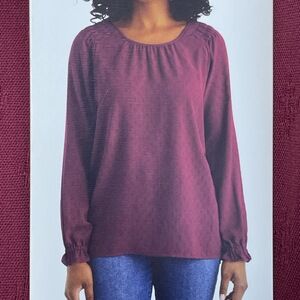 Jessica Simpson Women's S Blouse Red e0673